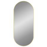 NNEVL Wall Mirror Gold 100x45 cm Oval