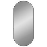 NNEVL Wall Mirror Black 90x40 cm Oval