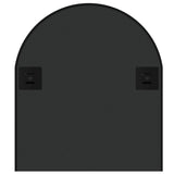 NNEVL Wall Mirror Black 100x45 cm Oval