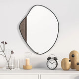 NNEVL Wall Mirror Black 50x40 cm