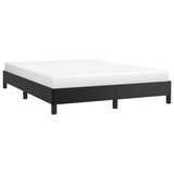 NNEVL Bed Frame Black 137x187 cm Double Faux Leather