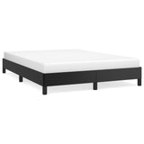 NNEVL Bed Frame Black 153x203 cm Queen Faux Leather