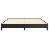 NNEVL Bed Frame Black 153x203 cm Queen Faux Leather