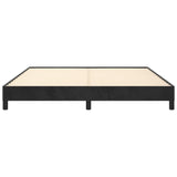 NNEVL Bed Frame Black 153x203 cm Queen Velvet