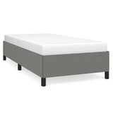 NNEVL Bed Frame Dark Grey 107x203 cm King Single Fabric