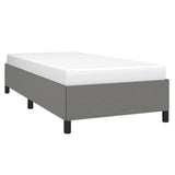 NNEVL Bed Frame Dark Grey 107x203 cm King Single Fabric