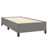 NNEVL Bed Frame Dark Grey 107x203 cm King Single Fabric