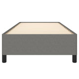 NNEVL Bed Frame Dark Grey 107x203 cm King Single Fabric