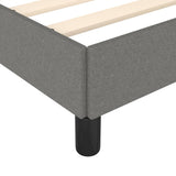 NNEVL Bed Frame Dark Grey 107x203 cm King Single Fabric
