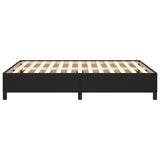 NNEVL Bed Frame Black 152x203 cm Queen Faux Leather