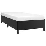 NNEVL Bed Frame Black 107x203 cm King Single Faux Leather