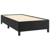 NNEVL Bed Frame Black 107x203 cm King Single Faux Leather