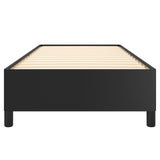 NNEVL Bed Frame Black 107x203 cm King Single Faux Leather