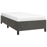 NNEVL Bed Frame Dark Grey 107x203 cm King Single Velvet