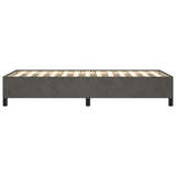 NNEVL Bed Frame Dark Grey 107x203 cm King Single Velvet