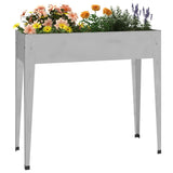 NNEVL Garden Planter 100.5x40.5x90 cm Galvanised Steel