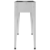 NNEVL Garden Planter 100.5x40.5x90 cm Galvanised Steel