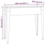 NNEVL Garden Planter 100.5x40.5x90 cm Galvanised Steel