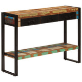NNEVL Console Table 110x30x76 cm Solid Wood Reclaimed