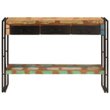NNEVL Console Table 110x30x76 cm Solid Wood Reclaimed