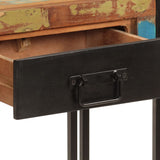 NNEVL Console Table 110x30x76 cm Solid Wood Reclaimed