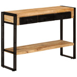 NNEVL Console Table 110x30x76 cm Solid Wood Mango