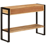 NNEVL Console Table 110x30x76 cm Solid Wood Mango