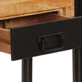 NNEVL Console Table 110x30x76 cm Solid Wood Mango
