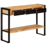 NNEVL Console Table 110x30x76 cm Solid Wood Mango