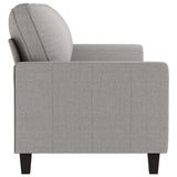 NNEVL 3-Seater Sofa Light Grey 210 cm Fabric