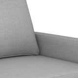 NNEVL 3-Seater Sofa Light Grey 210 cm Fabric
