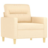 NNEVL Sofa Chair Cream 60 cm Fabric