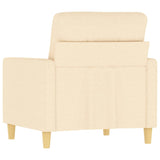 NNEVL Sofa Chair Cream 60 cm Fabric
