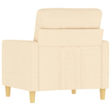NNEVL Sofa Chair Cream 60 cm Fabric