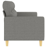 NNEVL 3-Seater Sofa Dark Grey 210 cm Fabric