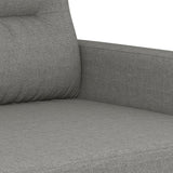 NNEVL 3-Seater Sofa Dark Grey 210 cm Fabric