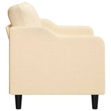 NNEVL 2-Seater Sofa Cream 120 cm Fabric