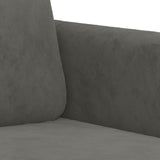 NNEVL 3-Seater Sofa Dark Grey 210 cm Velvet