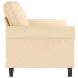 NNEVL 2-Seater Sofa Cream 140 cm Fabric