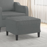 NNEVL Footstool Dark Grey 60x50x41 cm Fabric