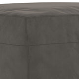 NNEVL Footstool Dark Grey 60x50x41 cm Velvet