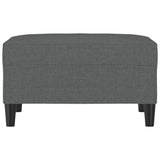 NNEVL Footstool Dark Grey 70x55x41 cm Fabric