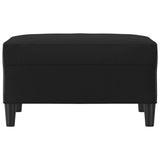 NNEVL Footstool Black 70x55x41 cm Faux Leather