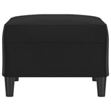 NNEVL Footstool Black 70x55x41 cm Faux Leather