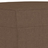 NNEVL Footstool Brown 60x50x41 cm Fabric