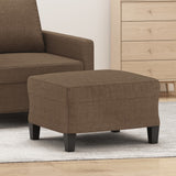 NNEVL Footstool Brown 60x50x41 cm Fabric
