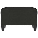 NNEVL Footstool Black 60x50x41 cm Fabric