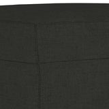 NNEVL Footstool Black 60x50x41 cm Fabric