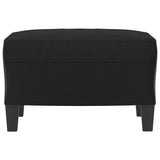 NNEVL Footstool Black 60x50x41 cm Faux Leather