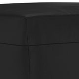 NNEVL Footstool Black 60x50x41 cm Faux Leather